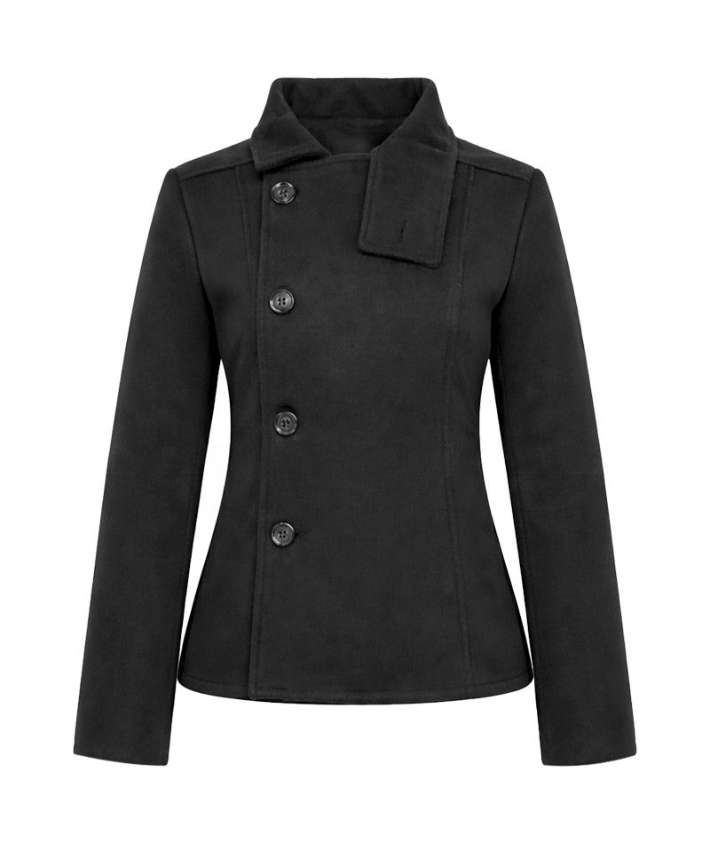 Saint Burton high-neck short coat