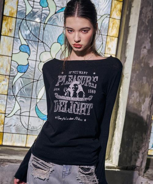이퓨원트(IFYOUWANT)  Delight Longsleeve TOP black - 사이즈 & 후기 | 무신사
