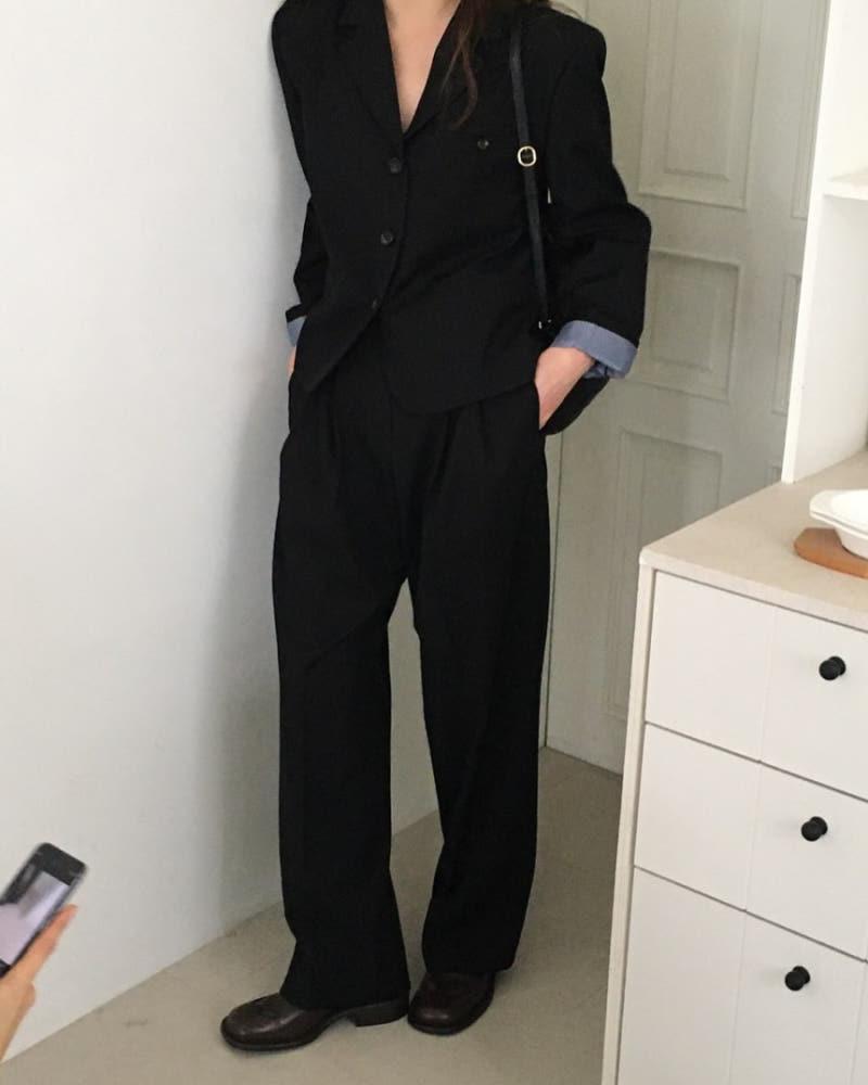 25SS 오버테이크 뉴 시몬 슬랙스 팬츠 봄신상 정장바지 하객룩