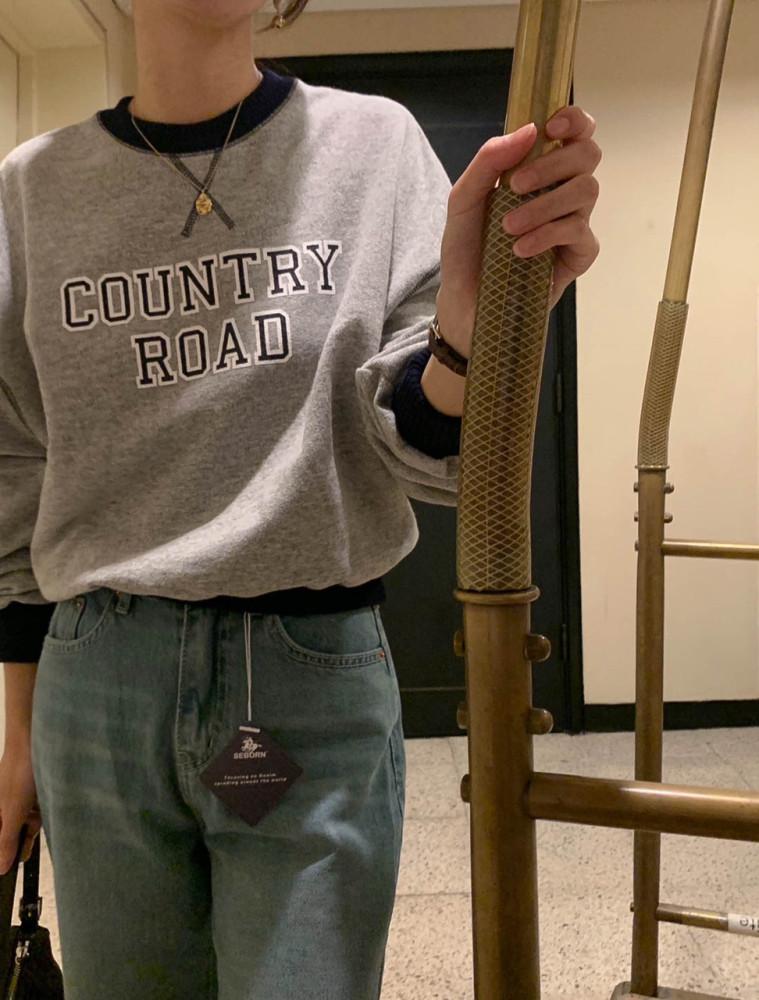 데일리 로드 맨투맨 (2color)