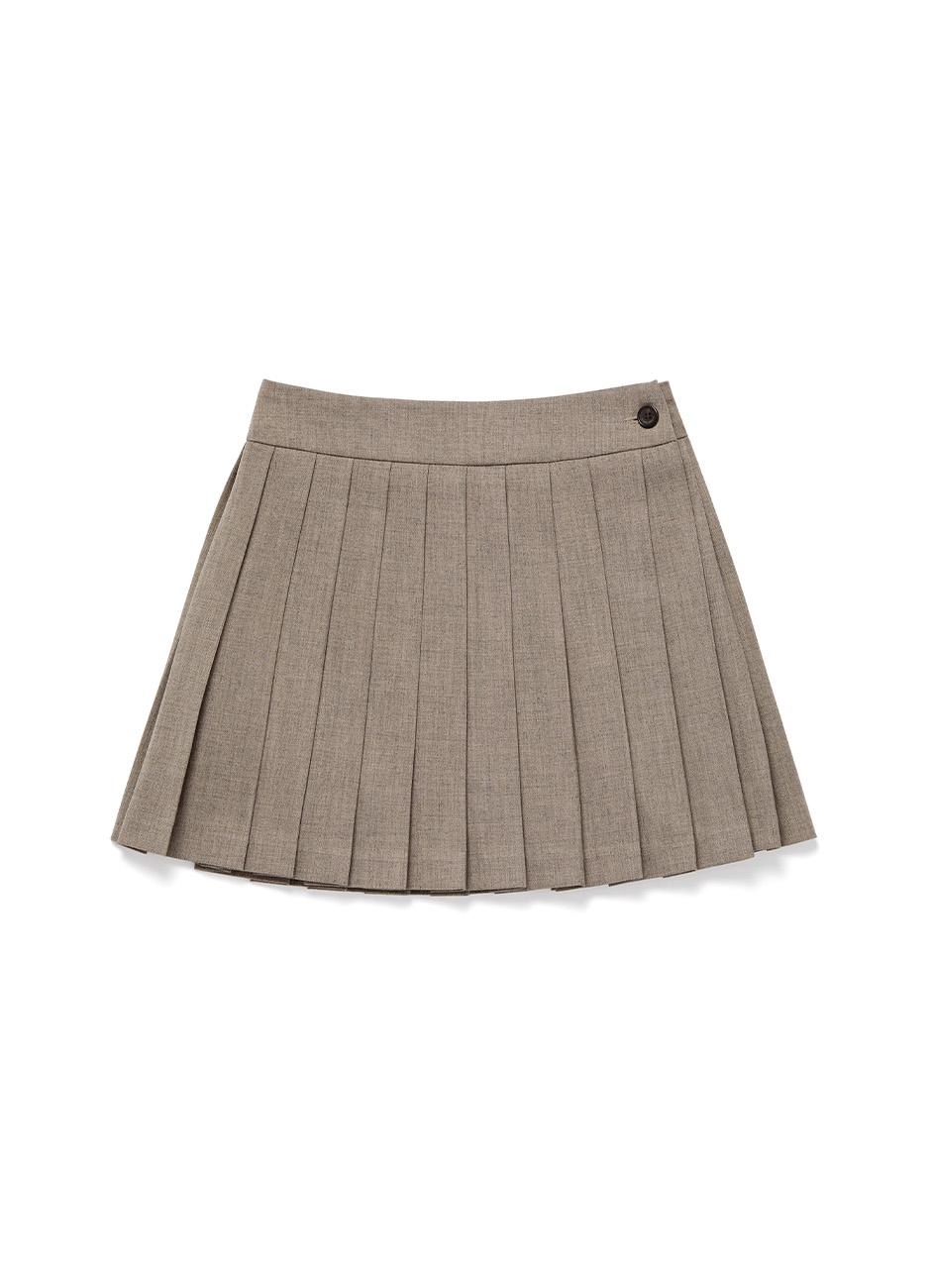 Marron Wrap Skirt