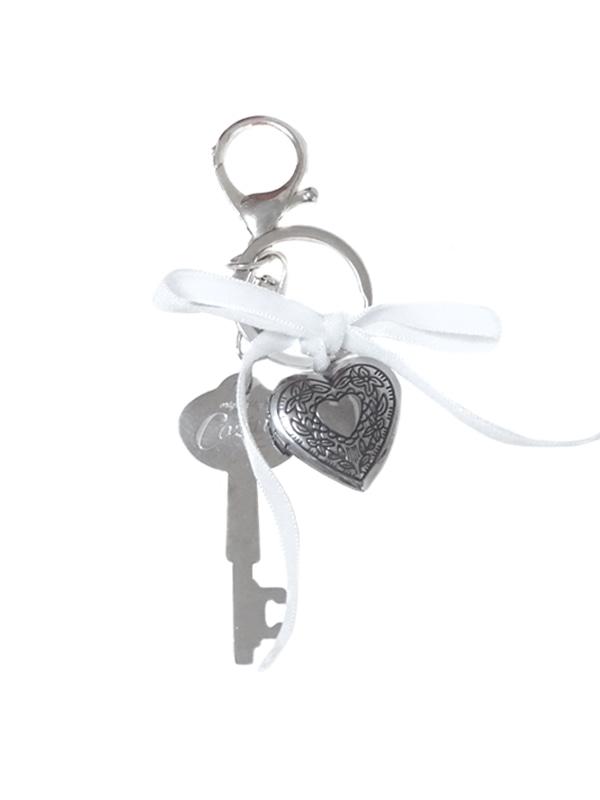 [2차 7/28 예약배송]Homely Ribbon keyring_white