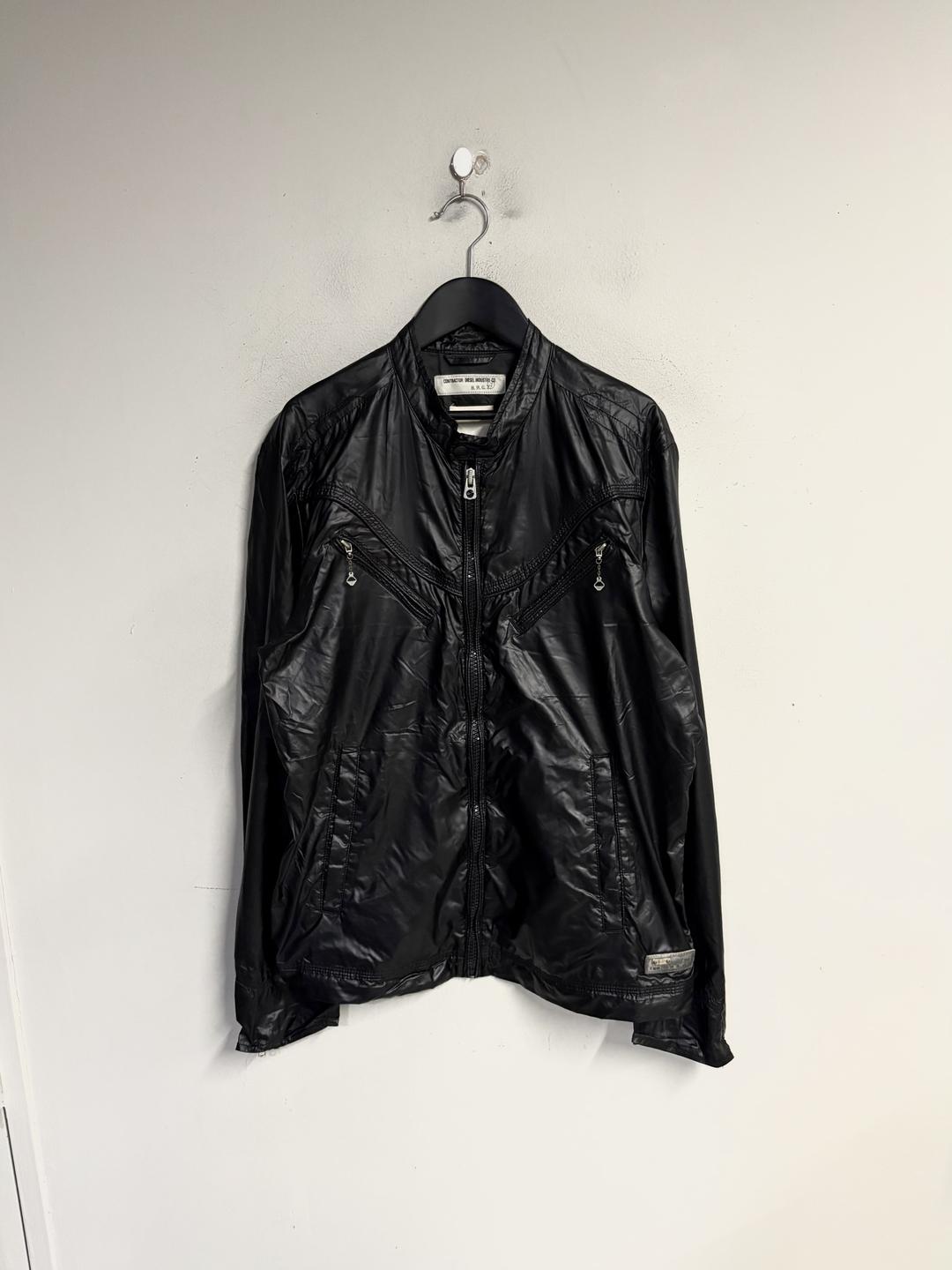 DIESEL nylon moto jacket -5 (room)