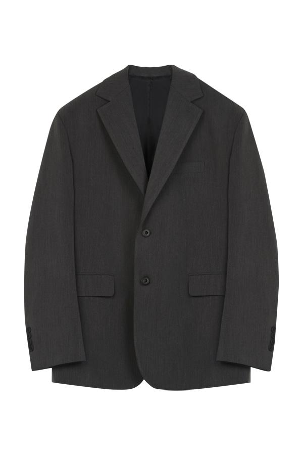 세미 오버 블레이저 차콜