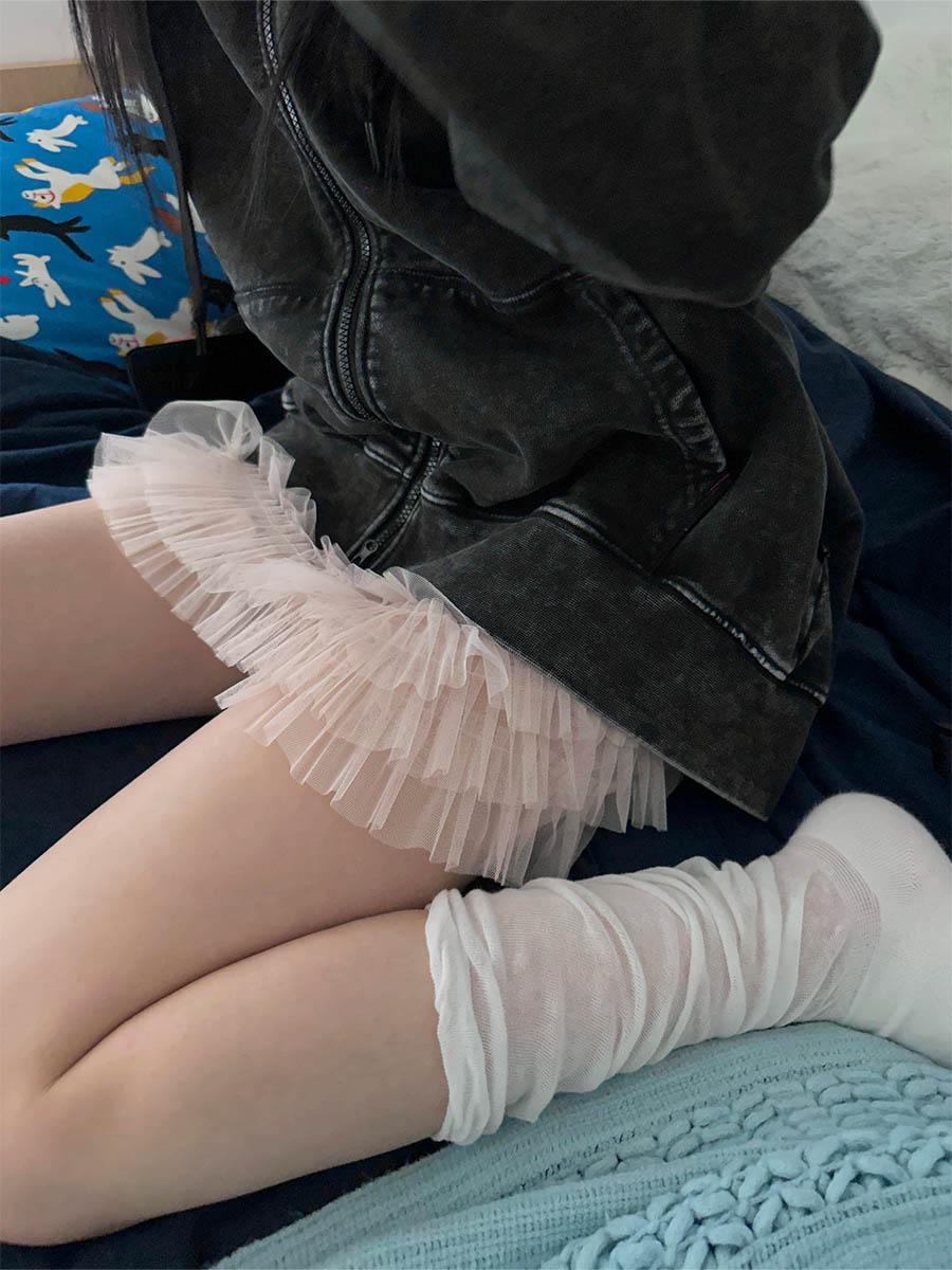 Tiered banding skirt