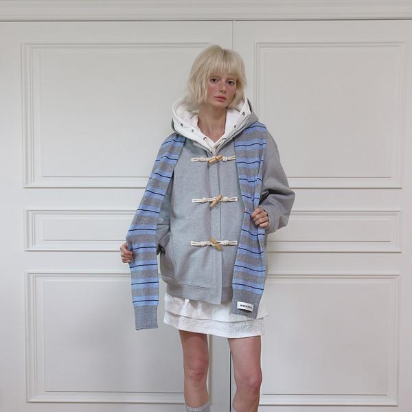 (09/23 예약발송) BIG POCKET DUFFLE JACKET - GREY