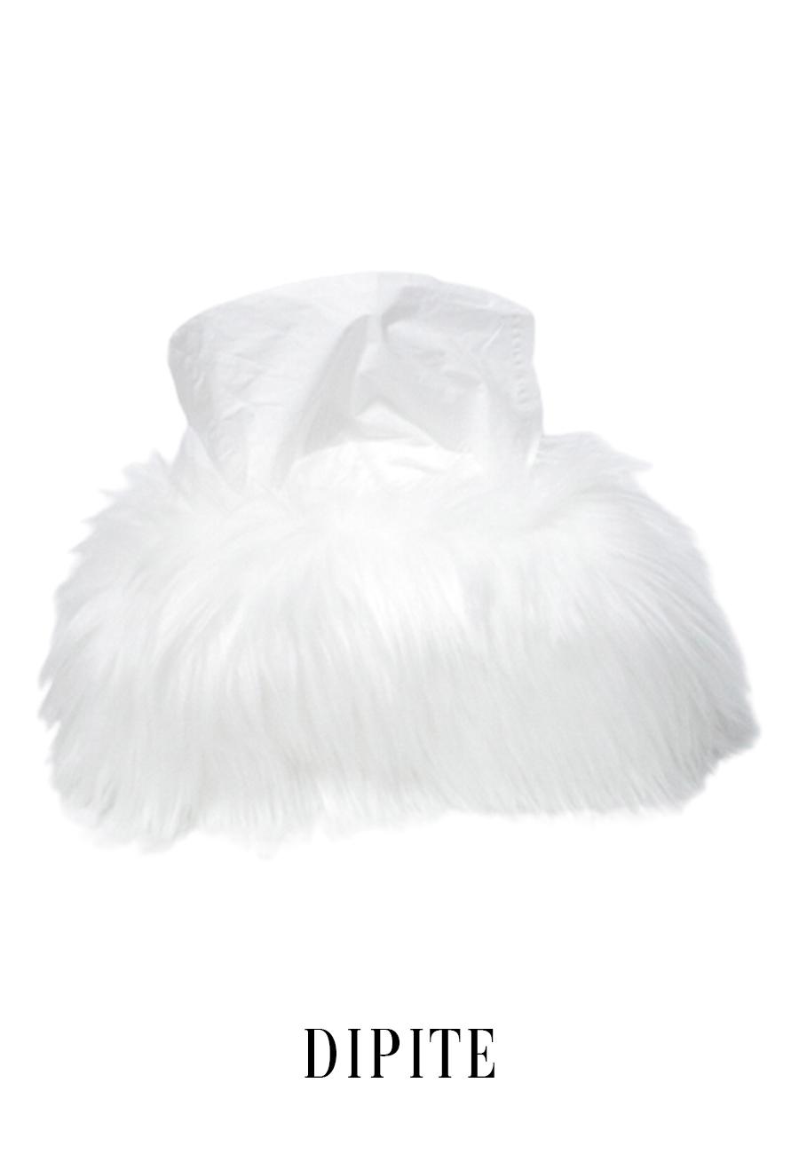 [white] poil tissue case