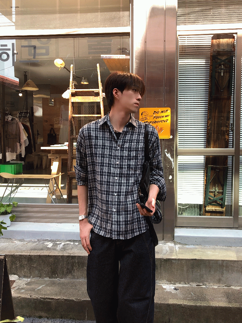 Roa check shirt 3C