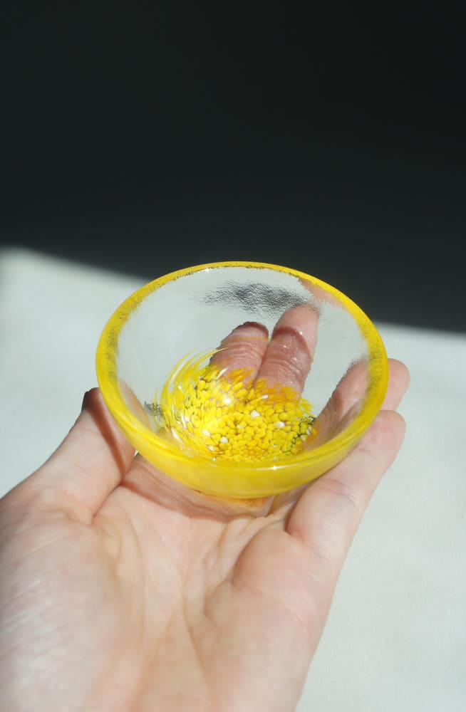 pollen sake glass