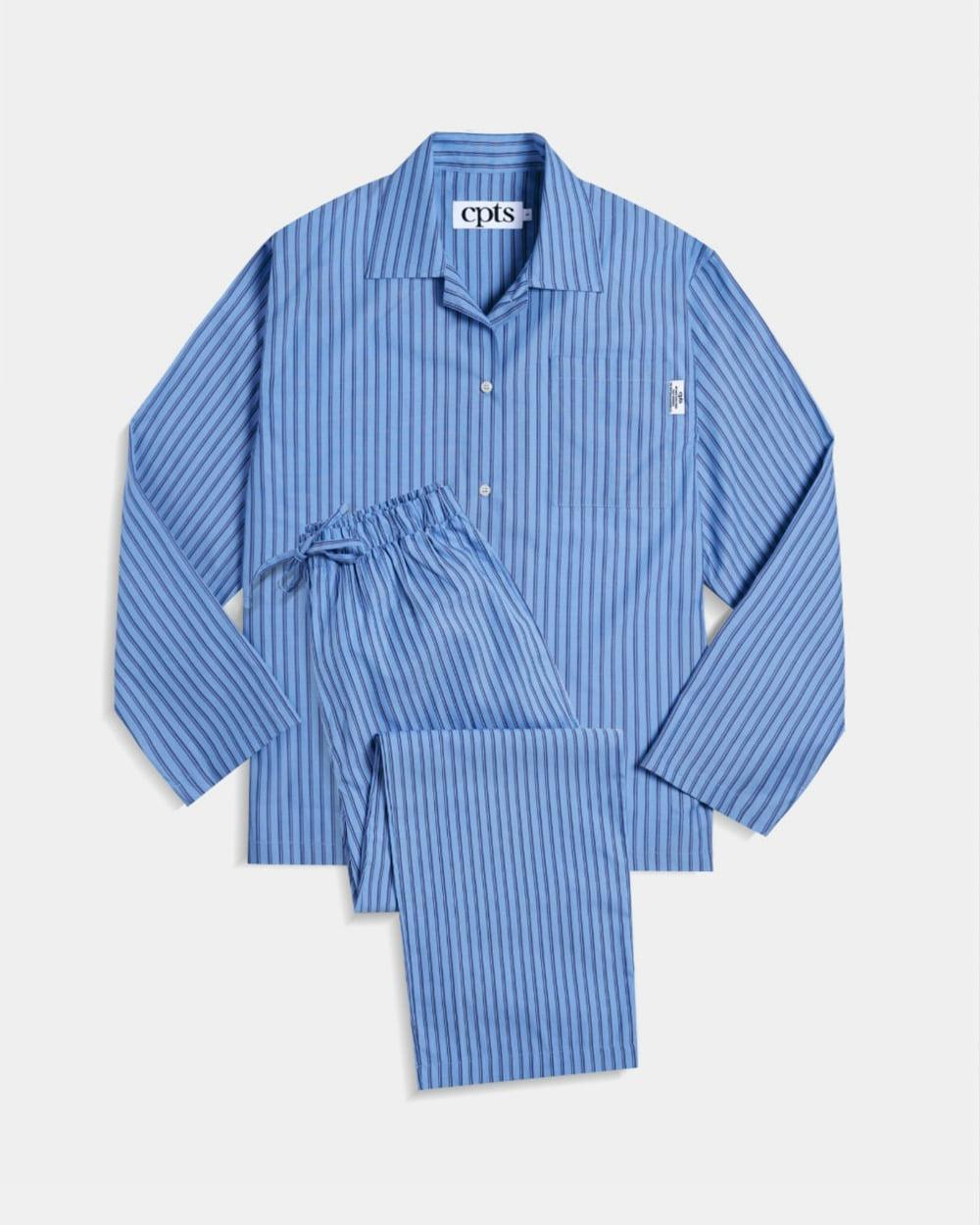 CLASSIC STRIPE PAJAMAS_DEEP BLUE