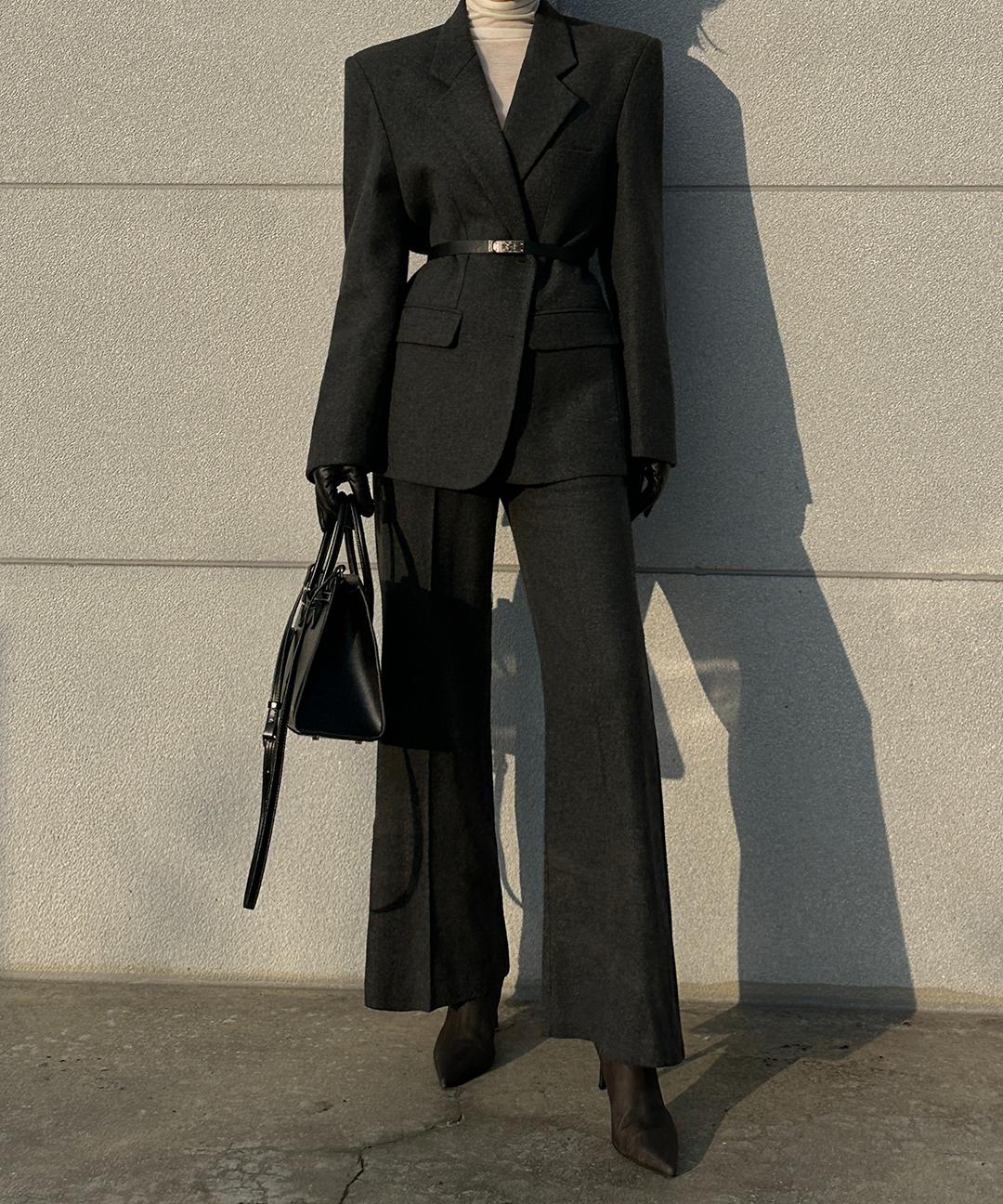 앤두 울 스트레이트 슬랙스 PT908