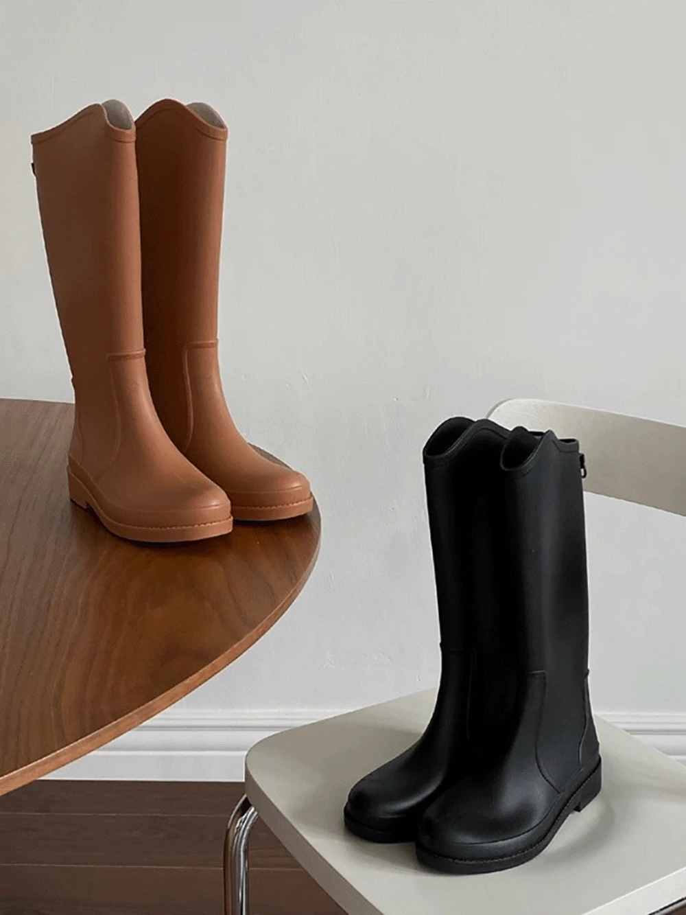 웨스턴 롱 레인부츠 (2colors)