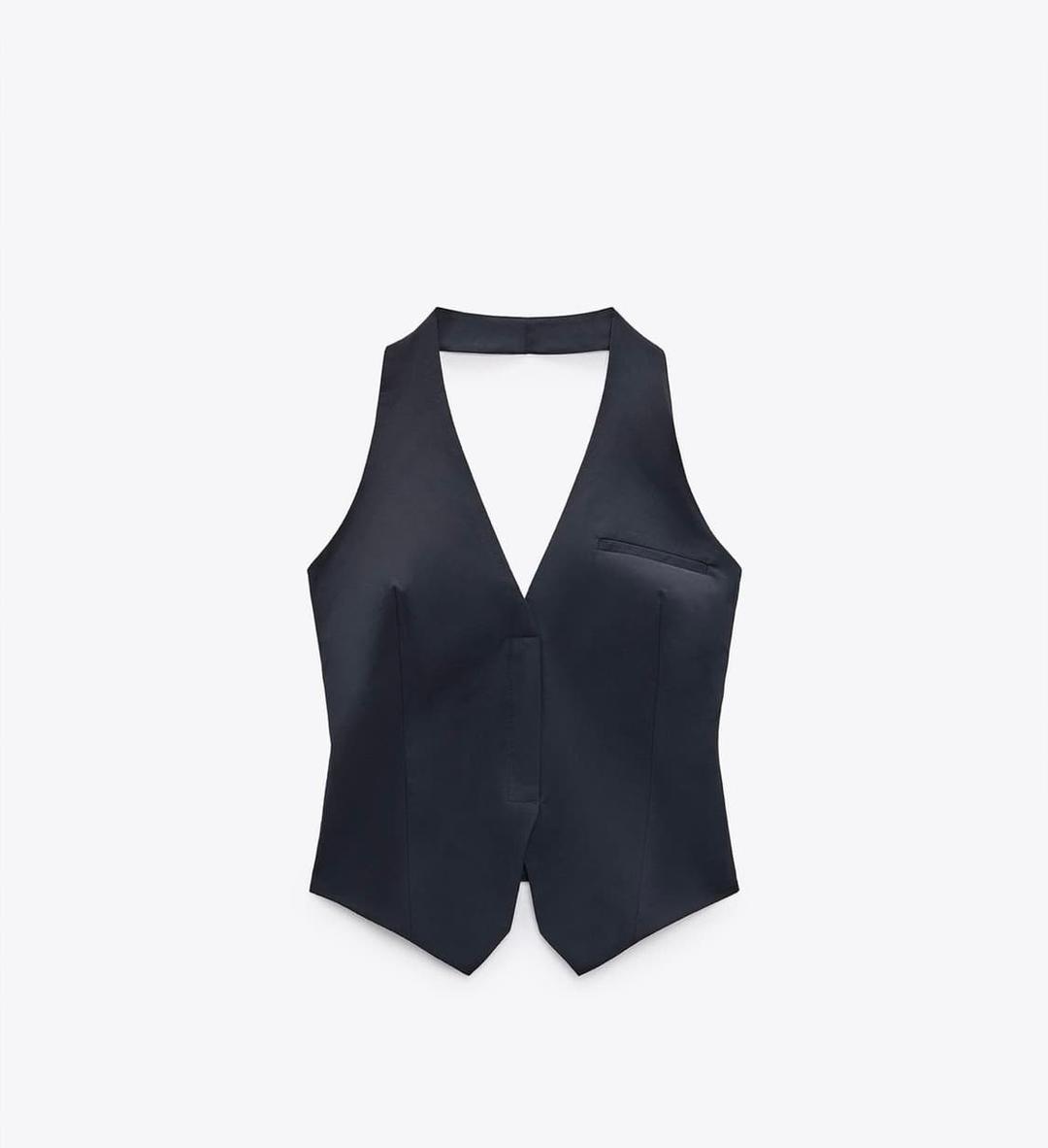 Zara 자라 오픈 백 나일론 탑 | 후루츠패밀리
