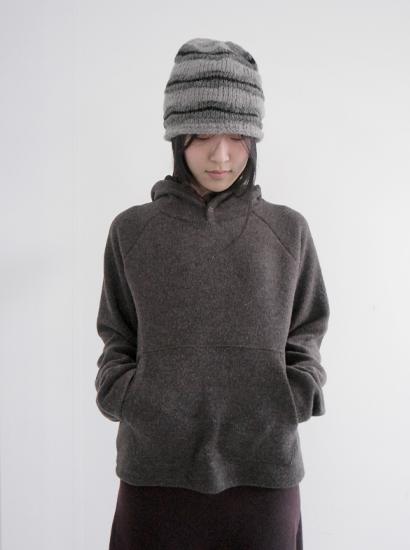 에프터먼데이 래글런 브러쉬드 후드 (3c)