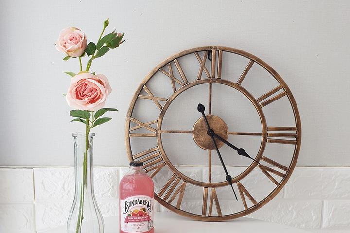 그리스 벽시계 60cm 엔틱 아날로그 대형 고급 거실 벽걸이 시계