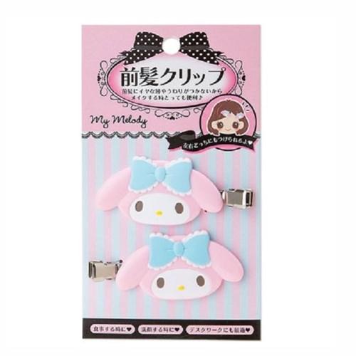산리오 폼폼푸린 쿠로미 마이멜로디 얼굴 머리핀 2P 3종