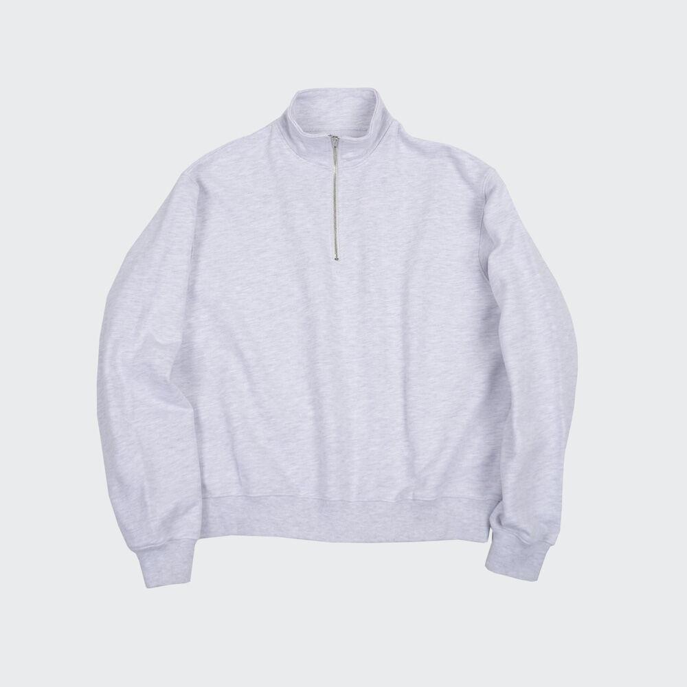 Tonki Half Zip Light Grey 통키 하프집업 라이트 그레이