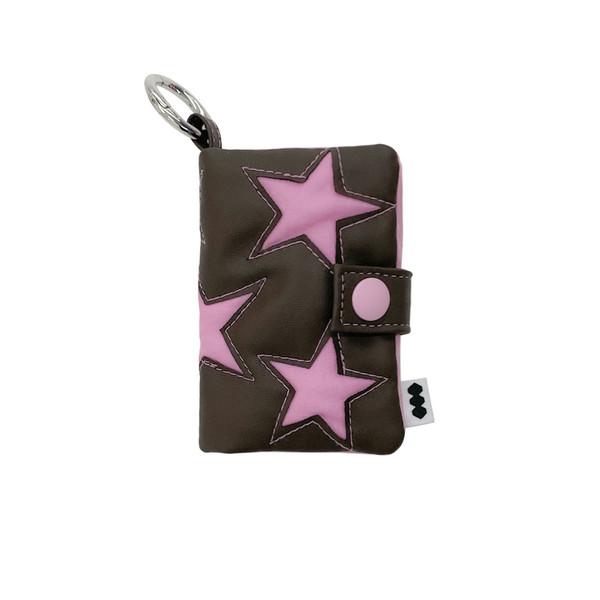 Lucky Card Book (pink/deep brown)