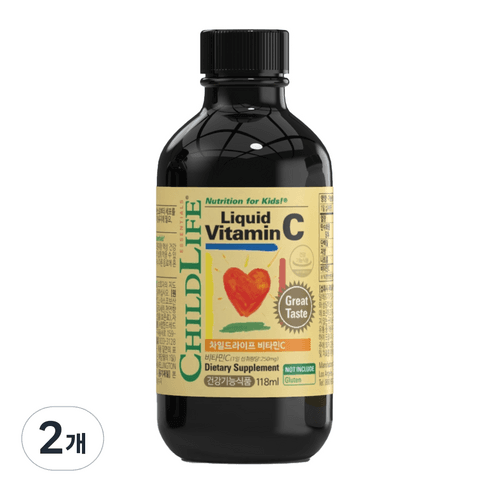 차일드라이프 액상 비타민 C 오렌지맛, 118ml, 2개 - 비타민/미네랄 | 쿠팡