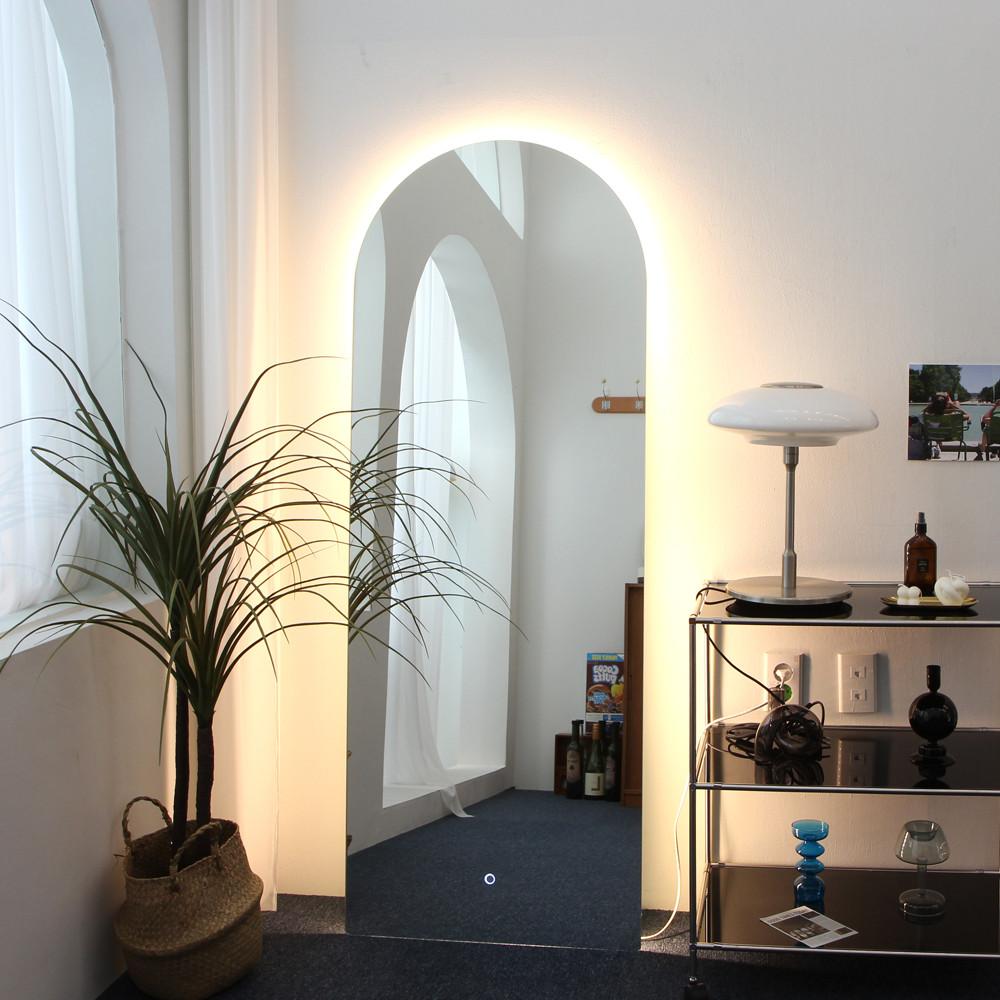 led 조명거울 아치형 대형 전신거울 욕실 인테리어거울