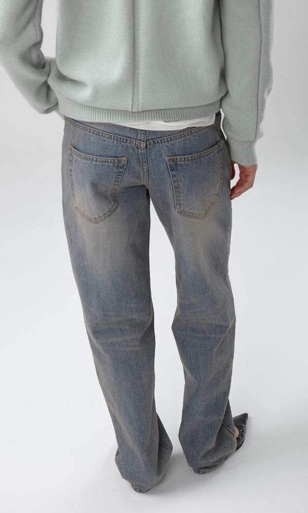 [9/19 예약 출고] VINTAGE WASHED 90S STRAIGHT DENIM (MISTY BLUE)