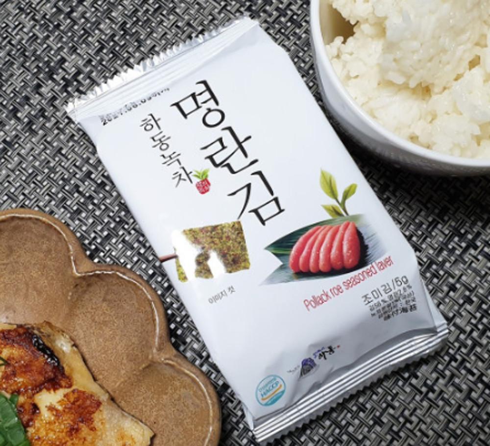 하동 녹차 명란김 12봉 16봉 아이유 최애 도시락 조미 김