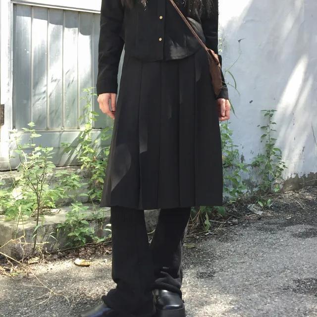 유어 플리츠 미디 주름 스커트 (3color)