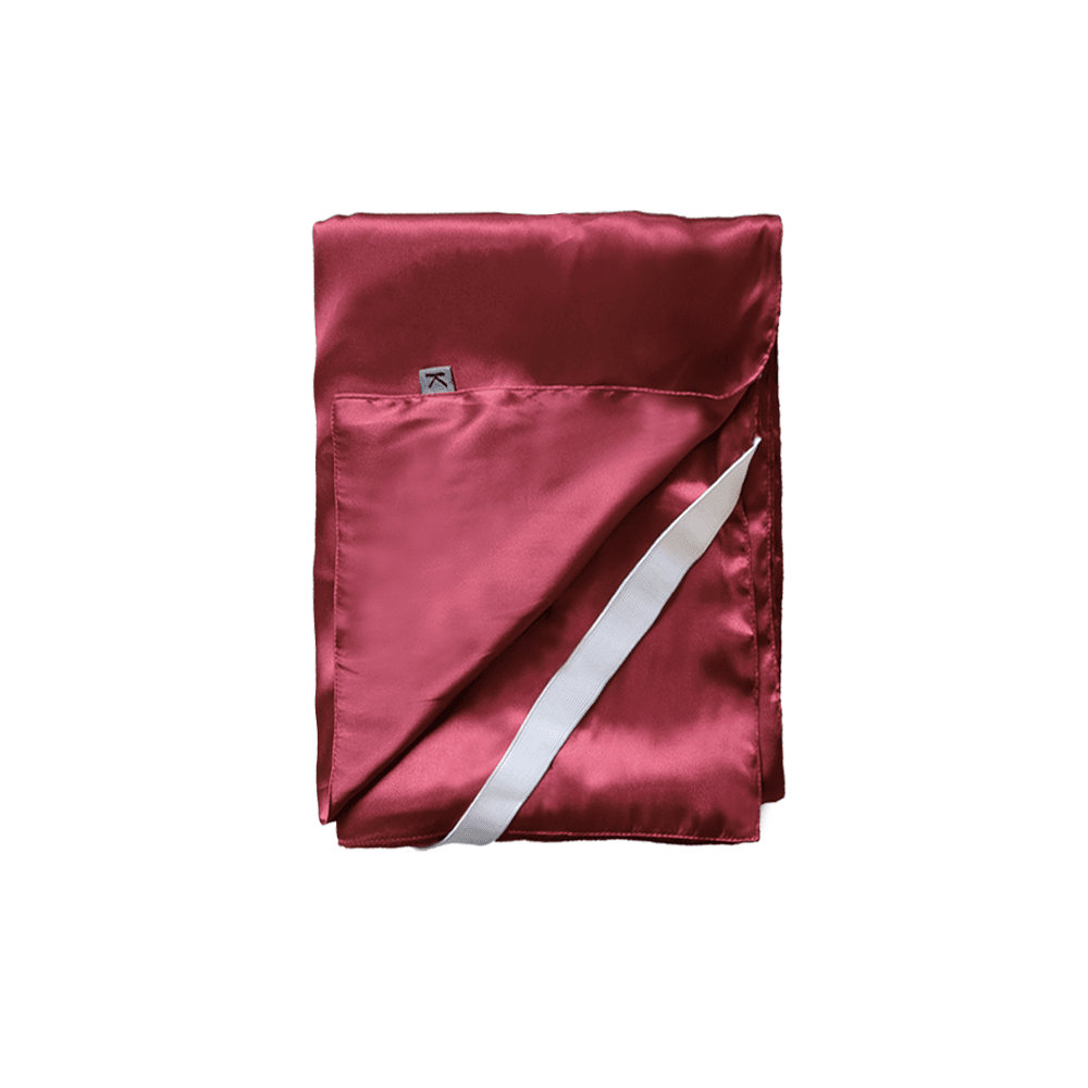 Wine Satin 매트리스 패드