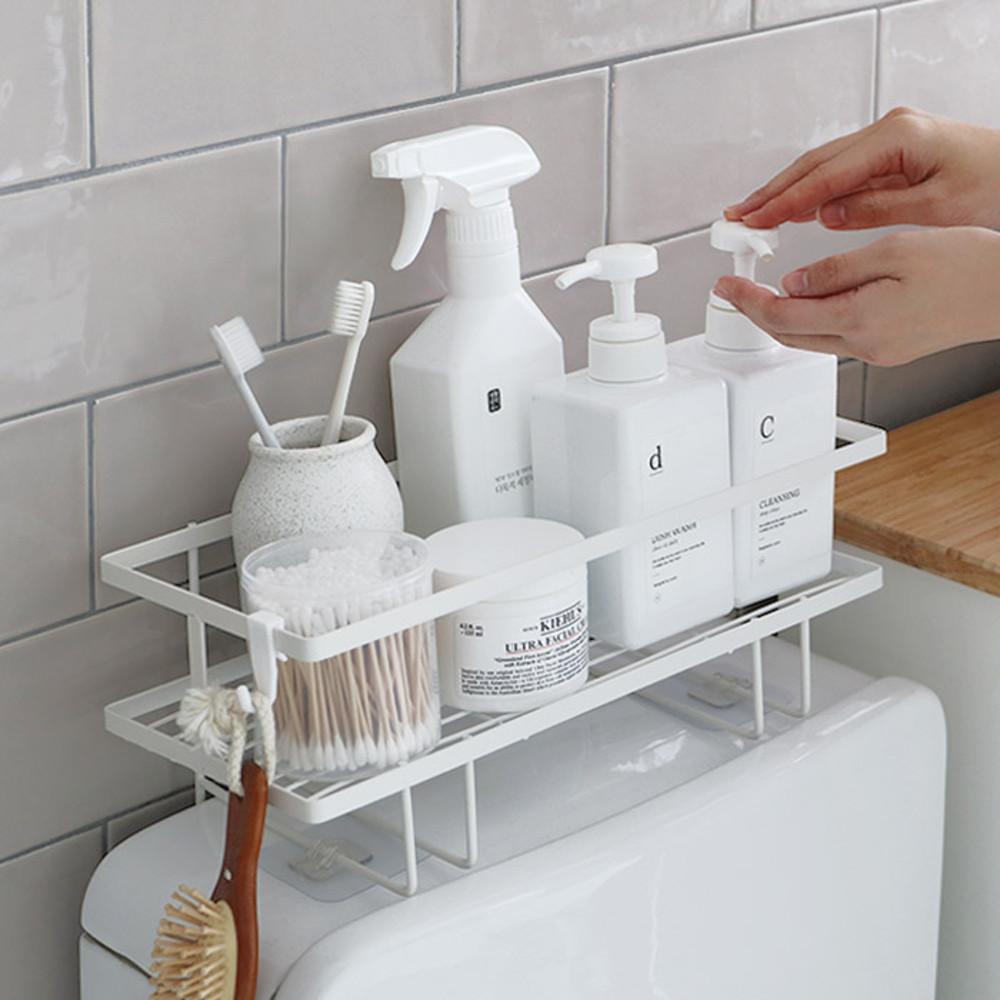 네이쳐리빙 무타공 공간활용 변기위 수납선반 : 네이쳐리빙