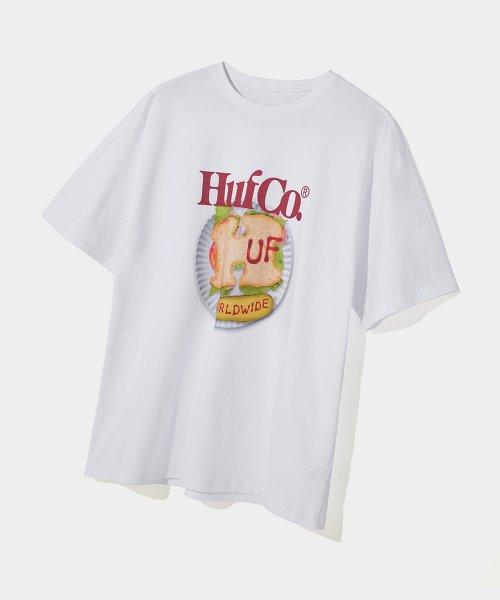 HUF SANDWICH TEE [WHITE]
