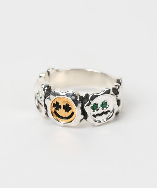 그레이노이즈(GRAYNOISE)  Clover eyes ring (925 silver) - 후기 | 무신사