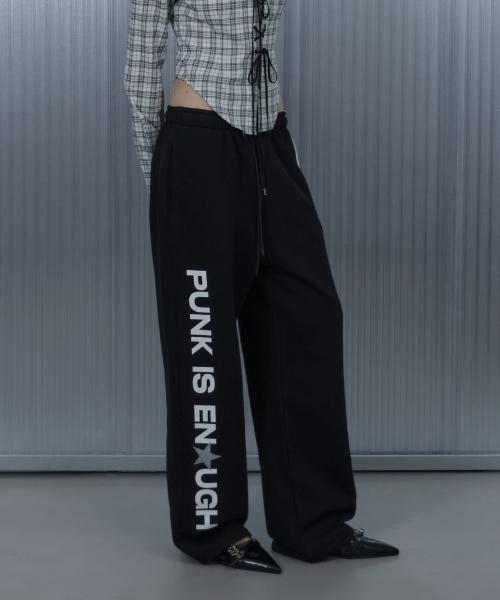 PUNK WAPPEN SWEATPANTS / BLACK