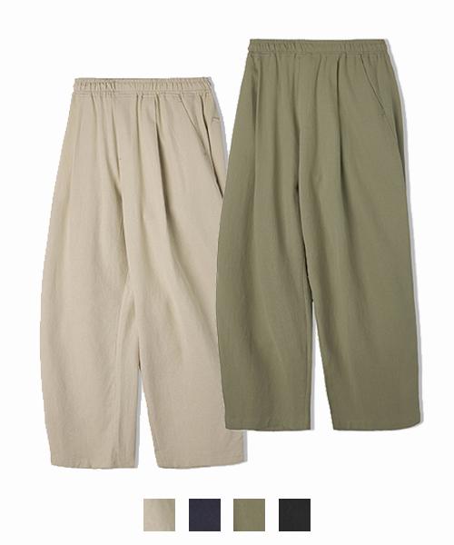 바이오 린넨 원턱 밴딩팬츠 [2PACK]