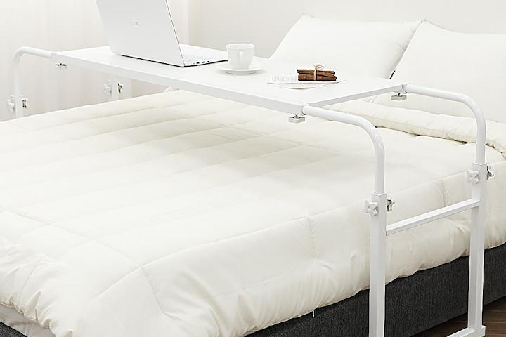 이동식 베드 테이블 이동데스크 사이드 노트북 테이블 책상 3colors