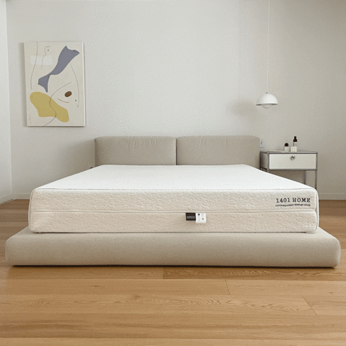 파운드 패브릭 침대