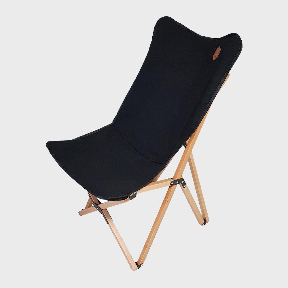 모닥 우든 세파비 캔버스 체어 L 블랙