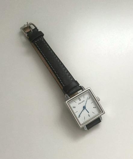brainy leather watch