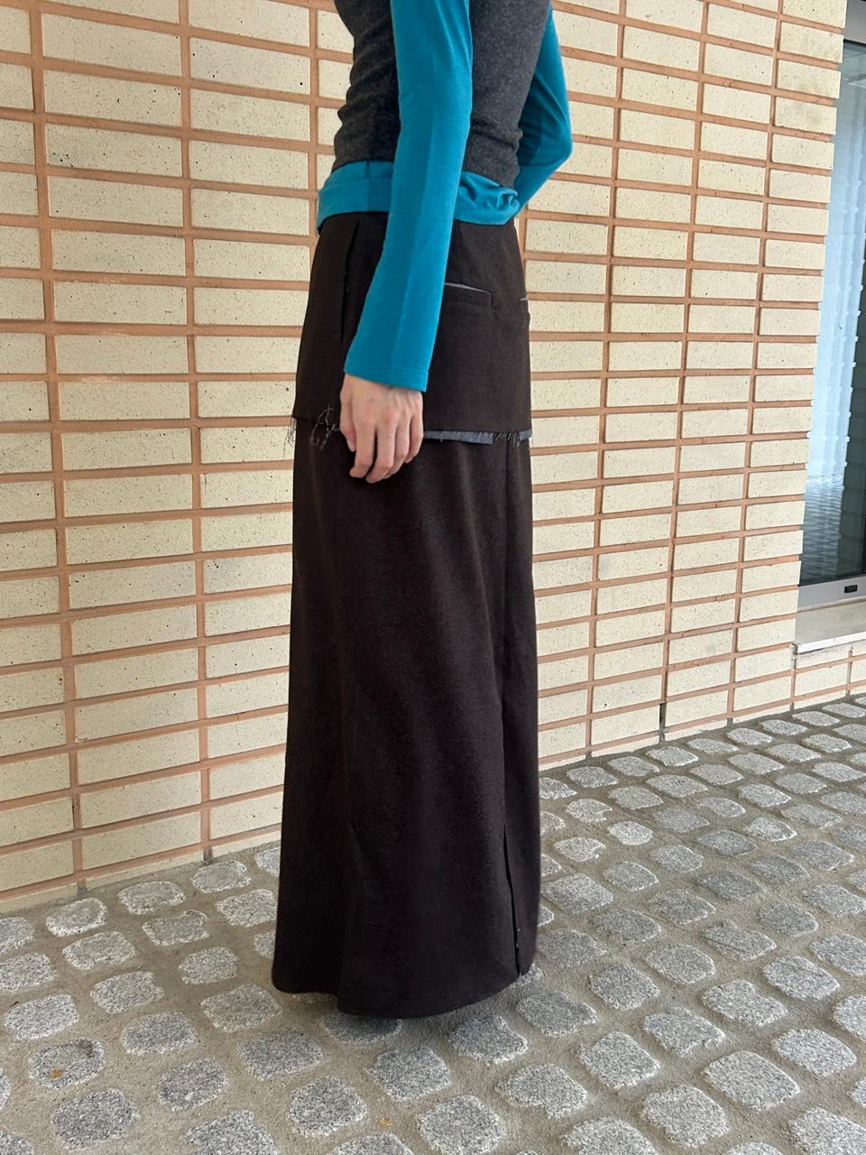 DOUBLE-LAYER VINTAGE SKIRT