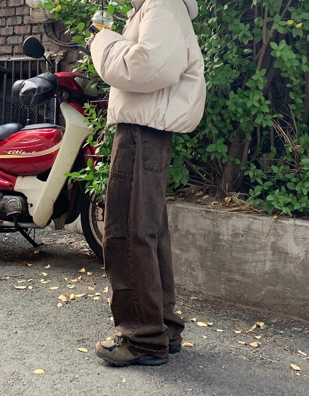 마스 브라운 denim