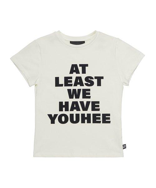 LETTERING T-SHIRT WHITE