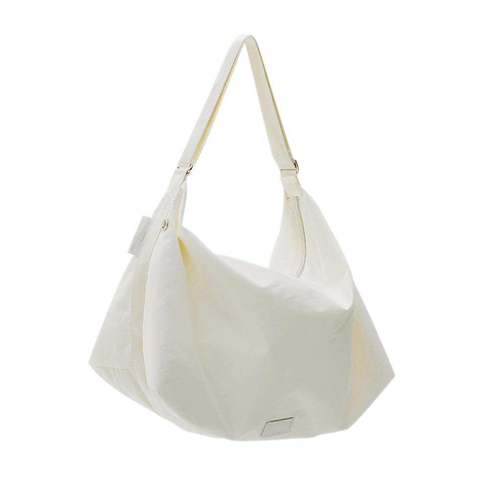 [7/28 예약배송][브레이브걸스 은지 착용] FABRIC HOBO BAG - WHITE