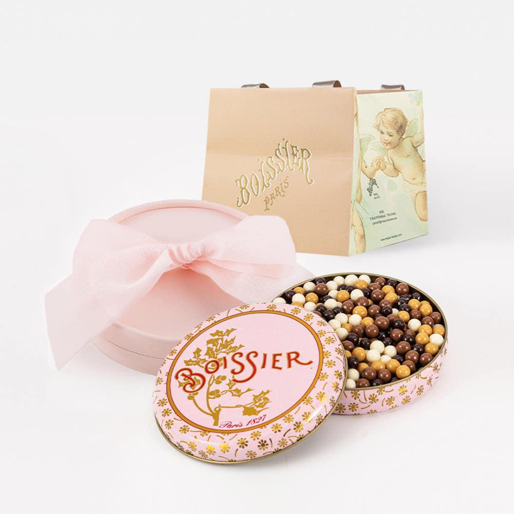 [공식판매처]  Boissier 브아시에 기프트 선물상자 Gift Box - 진주 크런치 초콜릿 70g