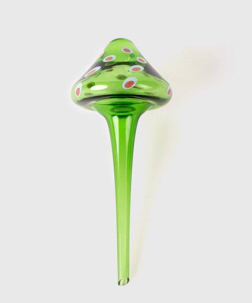 Mushroom Glass Watering Globe - Green 머쉬룸 글라스 화분 급수기 SSOEXX210E2