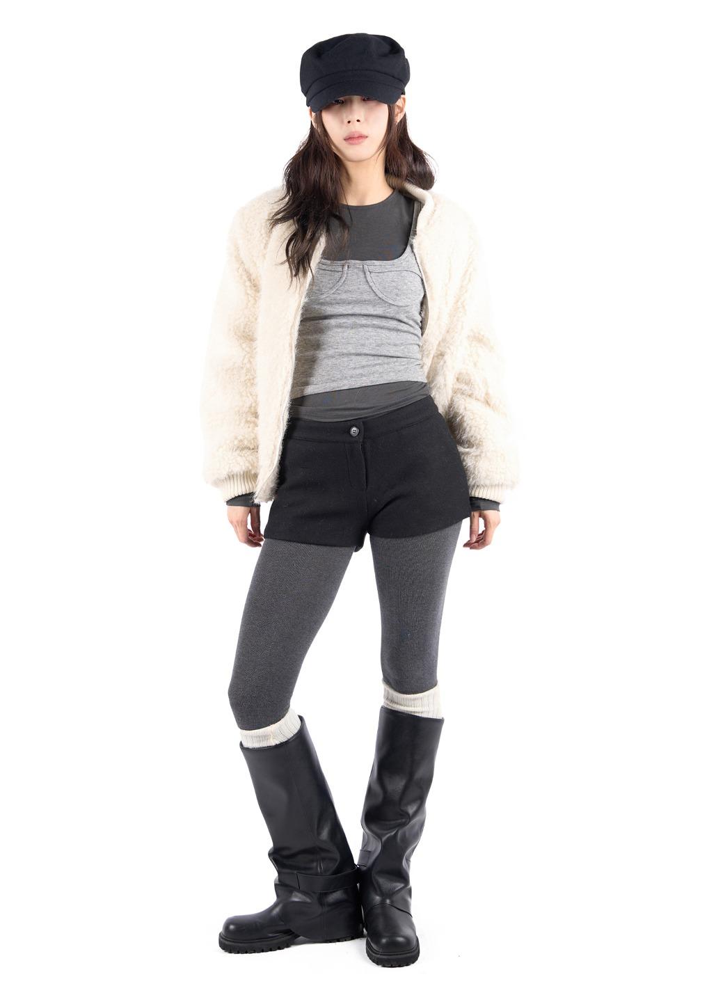 LOW WOOL MICRO SHORTS