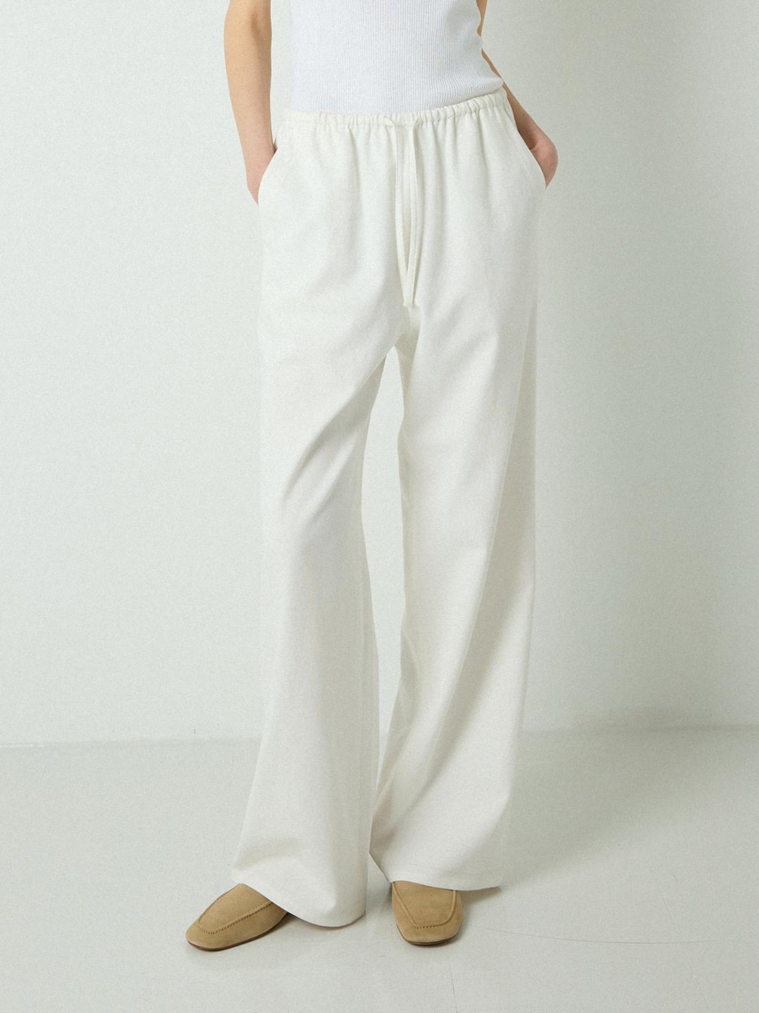 Relaxed linen pants_off white
