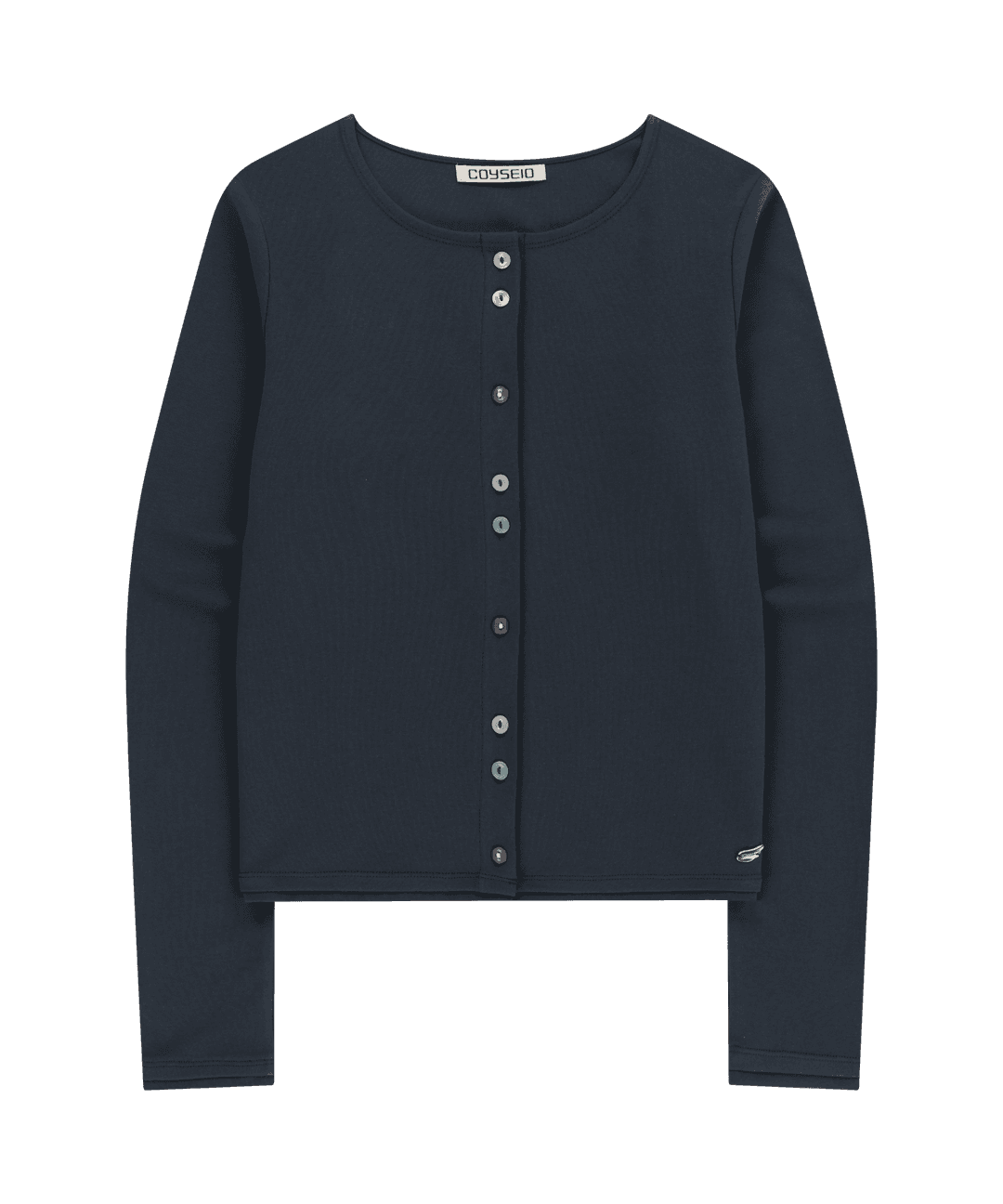 RAW EDGE CARDIGAN NAVY