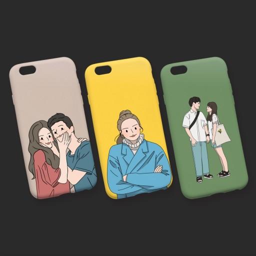 🧡주문제작 드로잉폰케이스/그립스마트톡/갤럭시s22입고