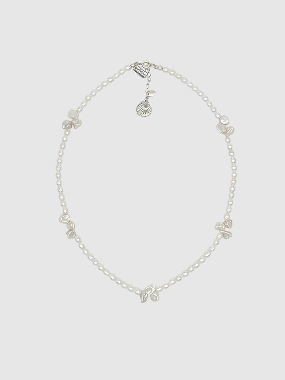 Rose Fresh Water Pearl Necklace