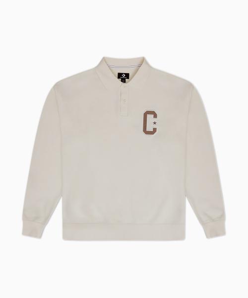 프리미엄 칼라드 크루 스웻셔츠 컨버스 에그렛 10028004-A03