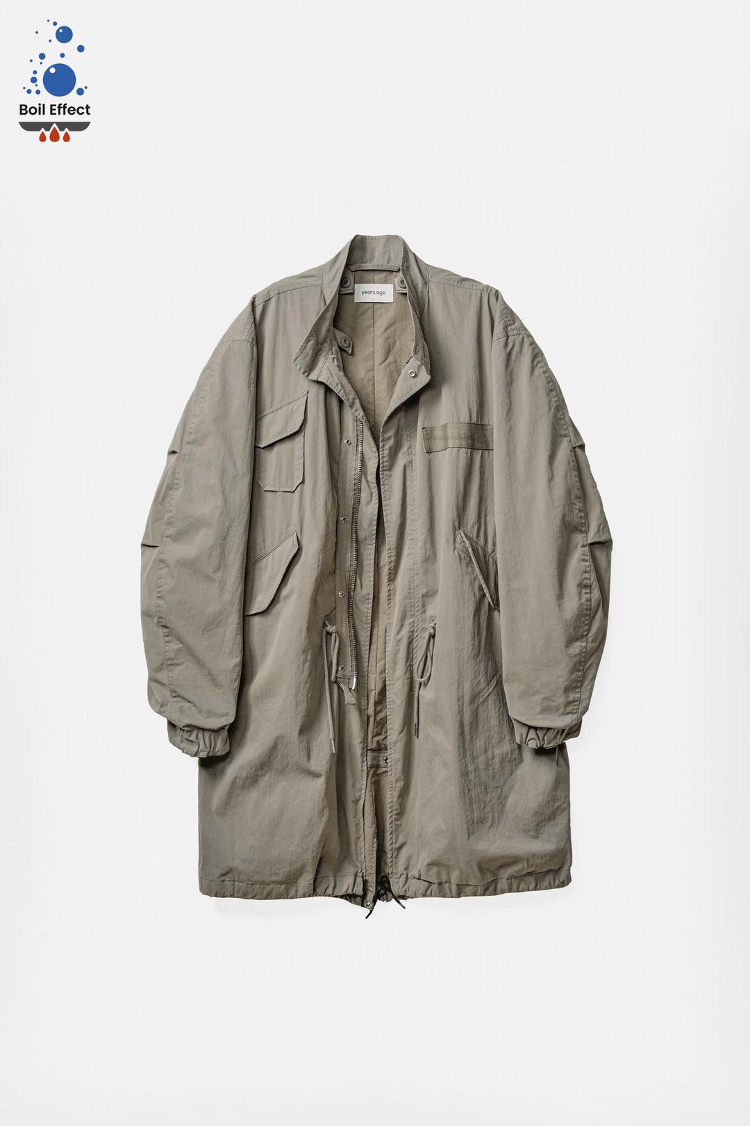 MUD BOIL EFFECT M-65 FISHTAIL LAND PARKA (ECP GARMENT PROCESS)